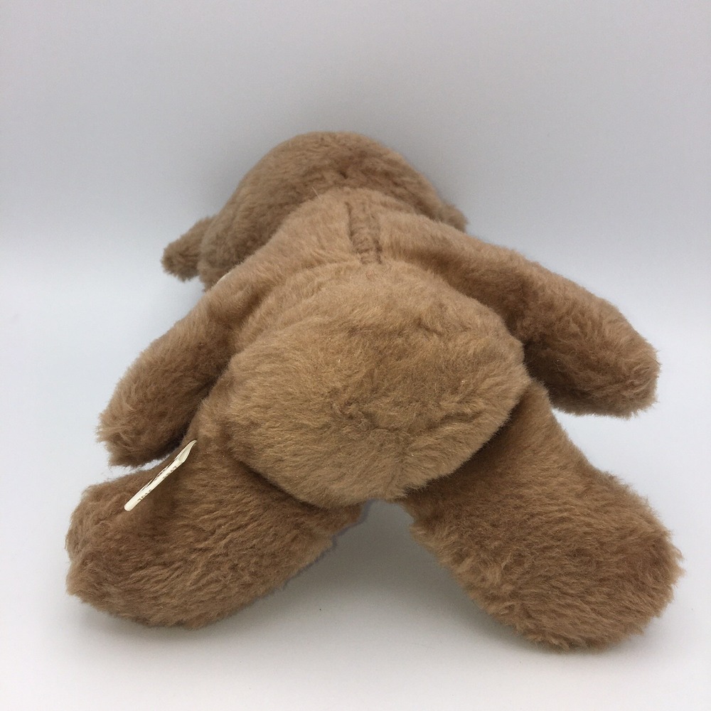 Vintage Animal Fair Dydee Bear Plush Brown Stuffed Teddy Bear Heart 7016 Haiti - Picture 3 of 5
